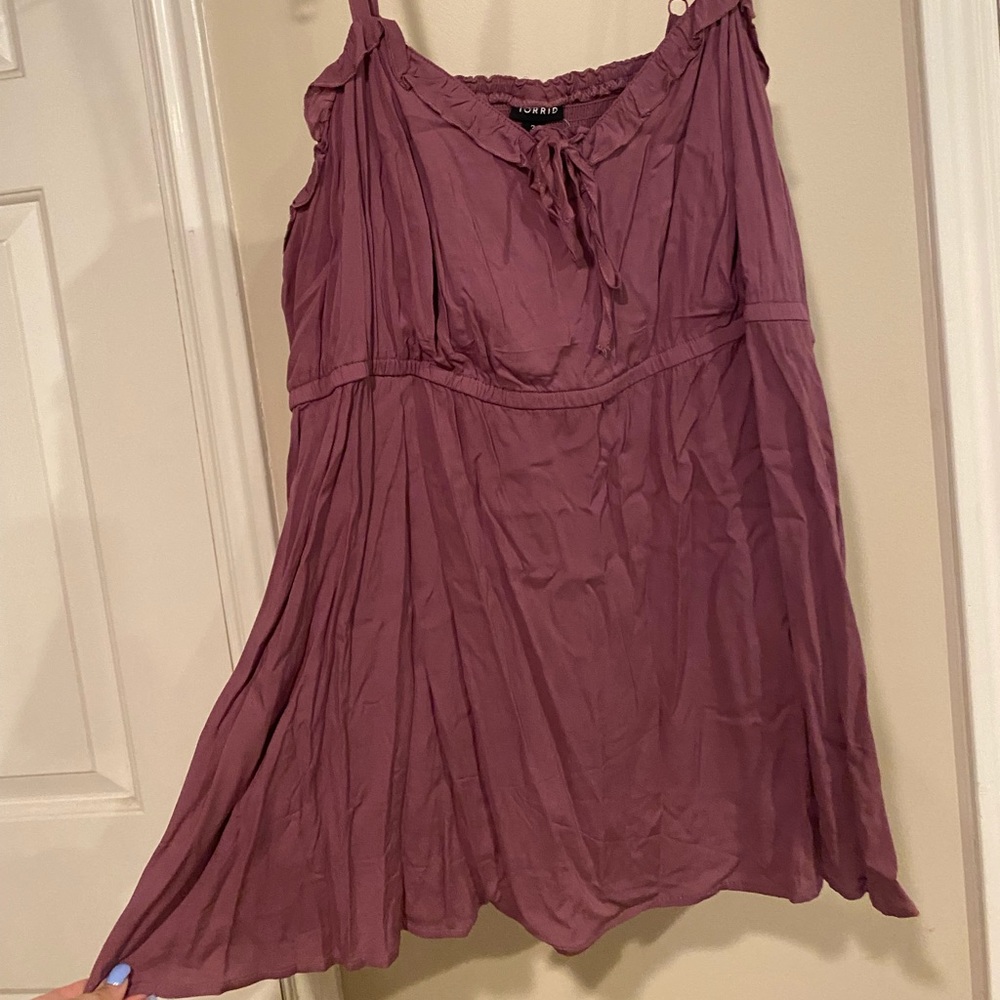 Torrid purple tank top